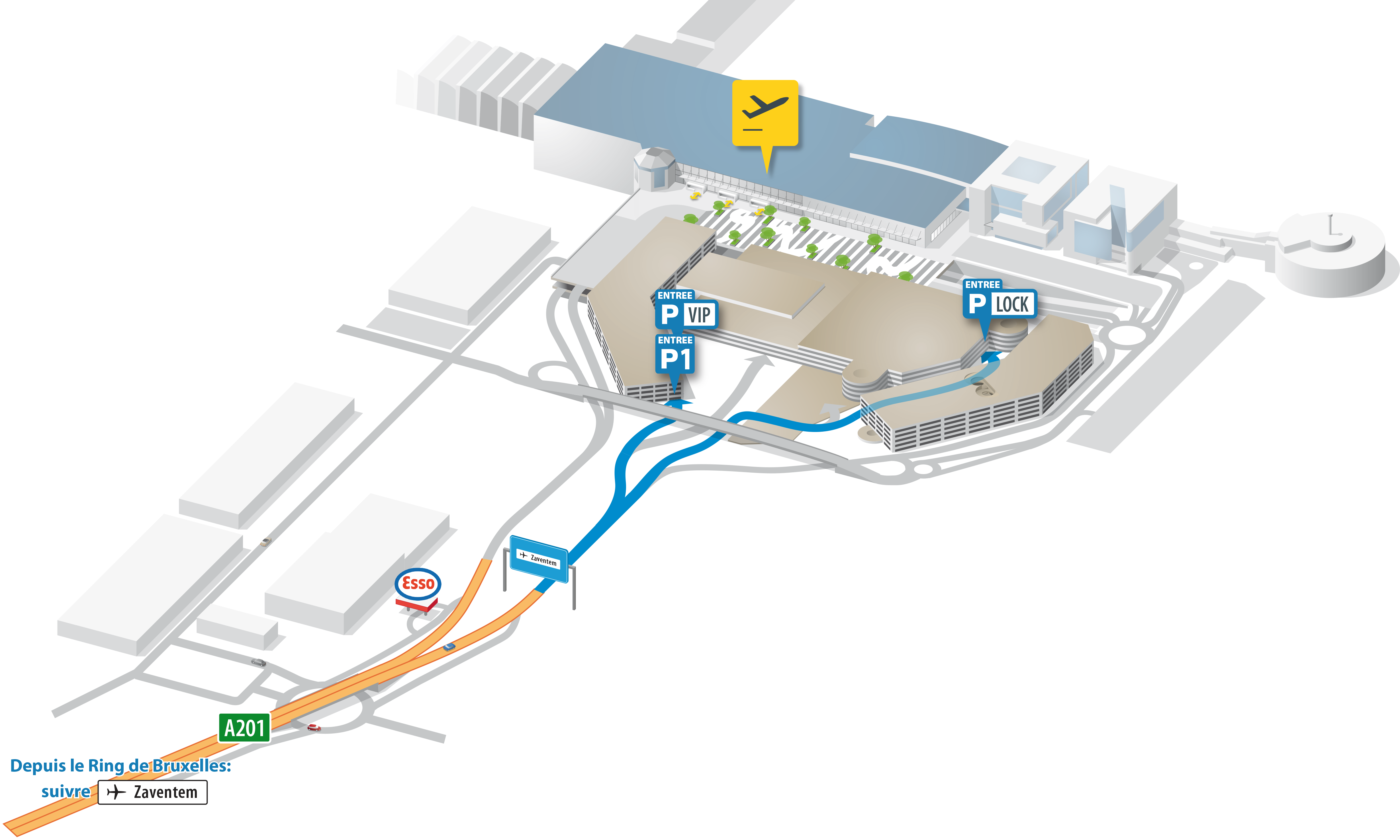 Plan Brussels Airport – Plan aéroport Bruxelles | Brussels Airport