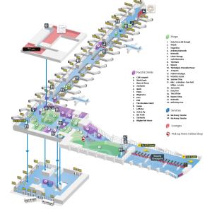 Route Gates A (Gates A/T)